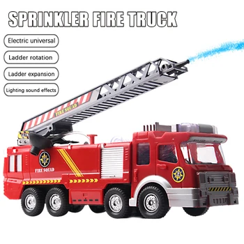 El Agua de pulverización de la Pistola de Juguete Camión camión de bomberos Juguetes de Fireman Sam Incendio de Camión/Vehículo de motor de Coche de la Música de la Luz Educativas Niño Juguetes de Niños