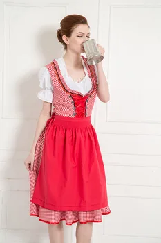 Las Mujeres De Alemania Oktoberfest Dirndl Trajes De Baviera Cerveza Niña Moza De La Tradición De Disfraces