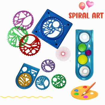 Regalo para los Niños de Espirógrafo Dibujo juguetes Espiral de Arte Regla Doole herramienta de Regalo para los Niños Super Mercado del juguete
