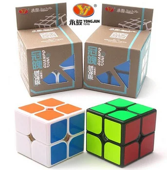 Yongjun 2x2x2 Cubo Mágico Velocidad de Rompecabezas de rompecabezas Educativos Cubo Magico кубик рубика Cuadrado Mágico Juguetes Populares Juegos de la Mente